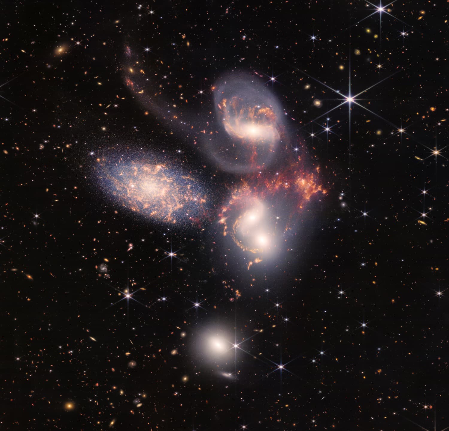 Space galaxy banner